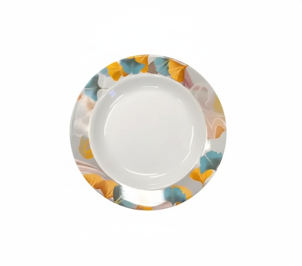 Melamine Plates Floral - 8in  