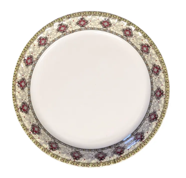 Round Deep Plate Brown - 15.5in