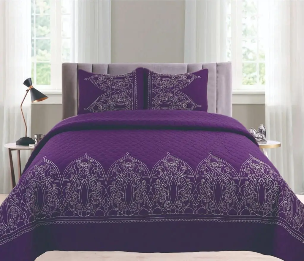 [LE-12049] 3 Pc Quilt Set - Fremont  