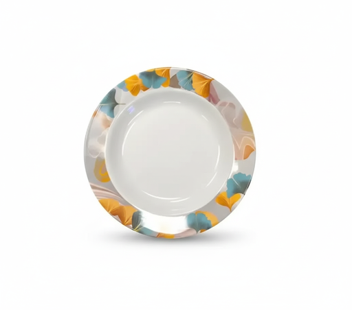 [LE-12019] Melamine Plates Floral - 10in